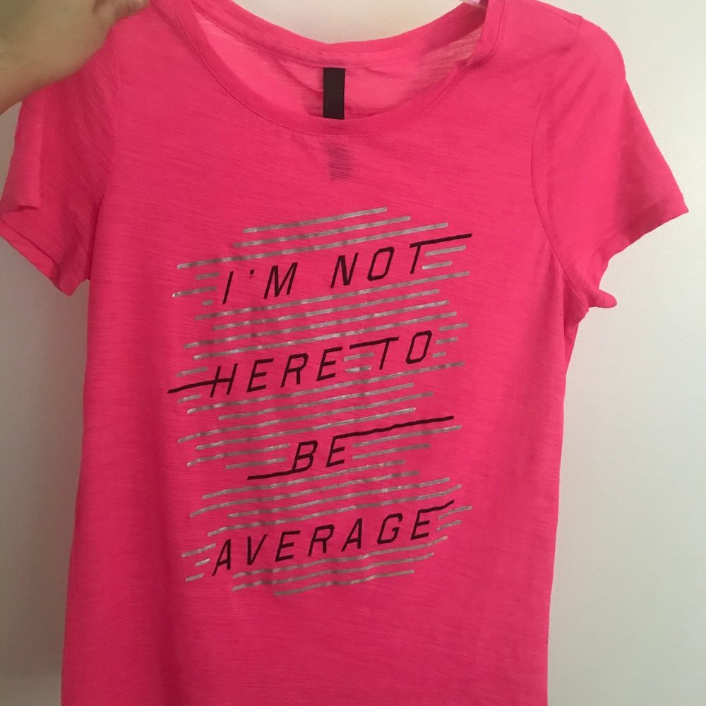 I'm Not Here to Be Average Running Shirt